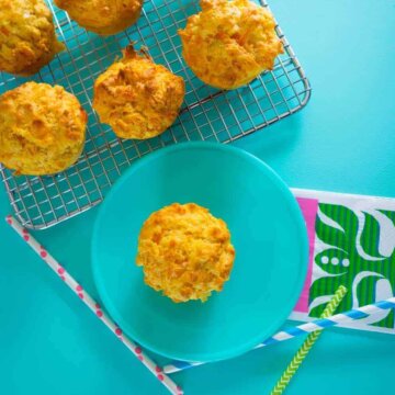 carrot cheese chive muffins