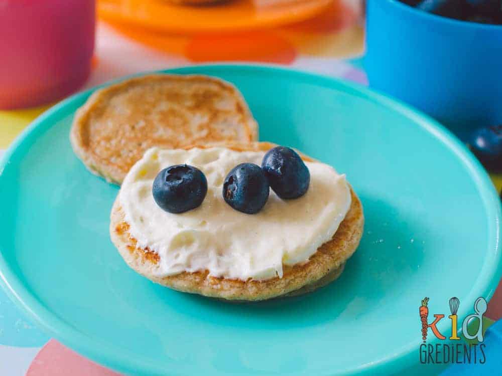 These wholemeal dairy free pikelets are my go to recipe for quick yummy no bake pikelets. These mini pancakes are low in sugar and perfect topped with yoghurt and berries.