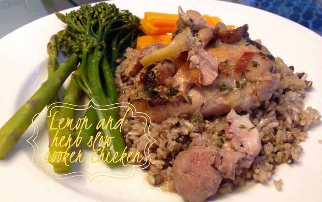 lemon and herb slow cooker chicken