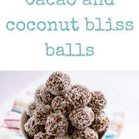 Nut free and super kid friendly, these bliss balls pack a seedy punch. Make a batch and freeze for grab and go lunches! Easy recipe you can make with your kids. Perfect for snacks! Refined sugar free.