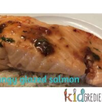 tangy glazed salmon