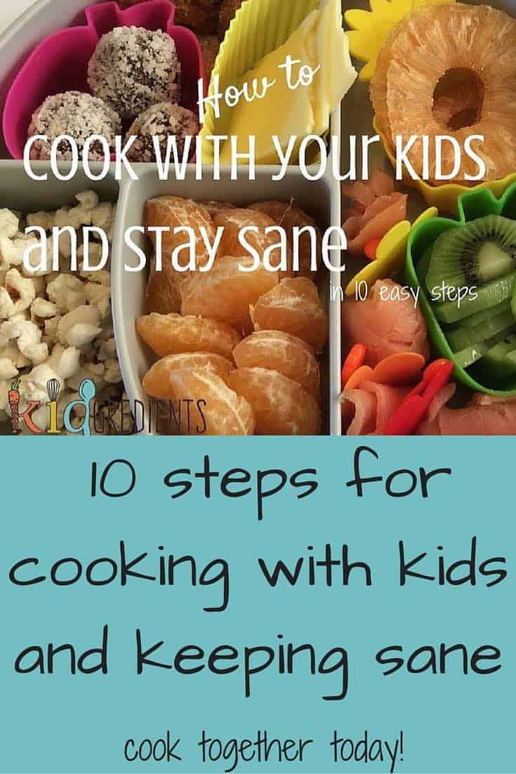 How to cook with kids and keep sane with our no nonsense guide, including recipe ideas.