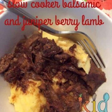 slow cooker balsamic and juniper berry lamb