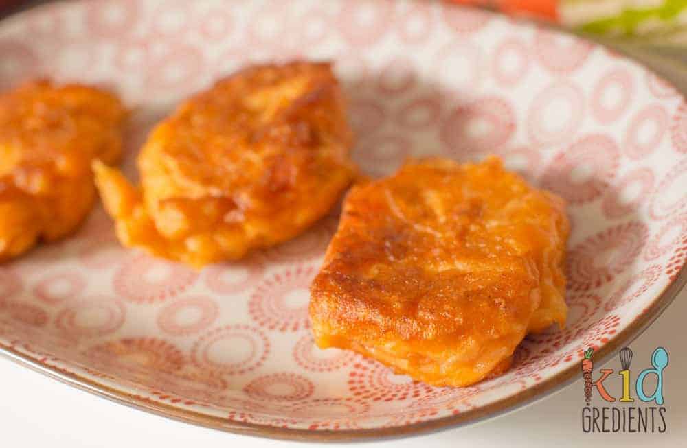 sweet potato and apple fritters