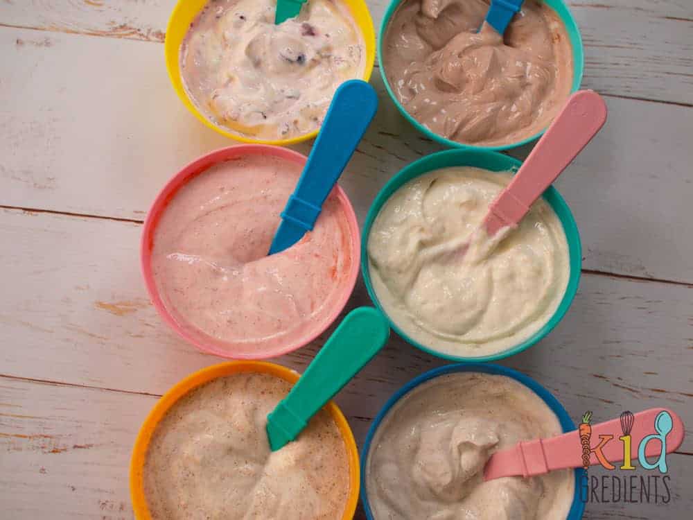 Need yummy ways to flavour Greek yoghurt? Perfect for kids who are used to kiddie yoghurts or who don't like it plain! Cheaper than buying prepackaged flavoured yoghurt.