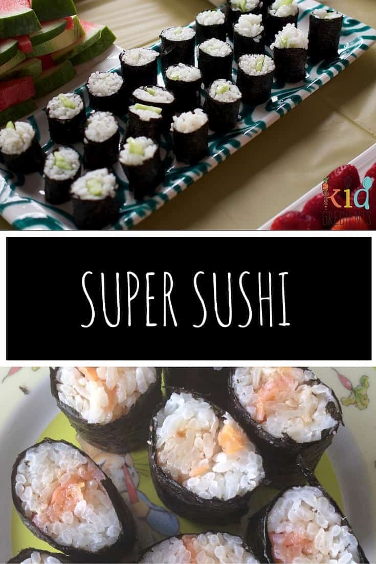 Super sushi- so easy to make, so yummy, follow the video and use our easy recipe ideas!