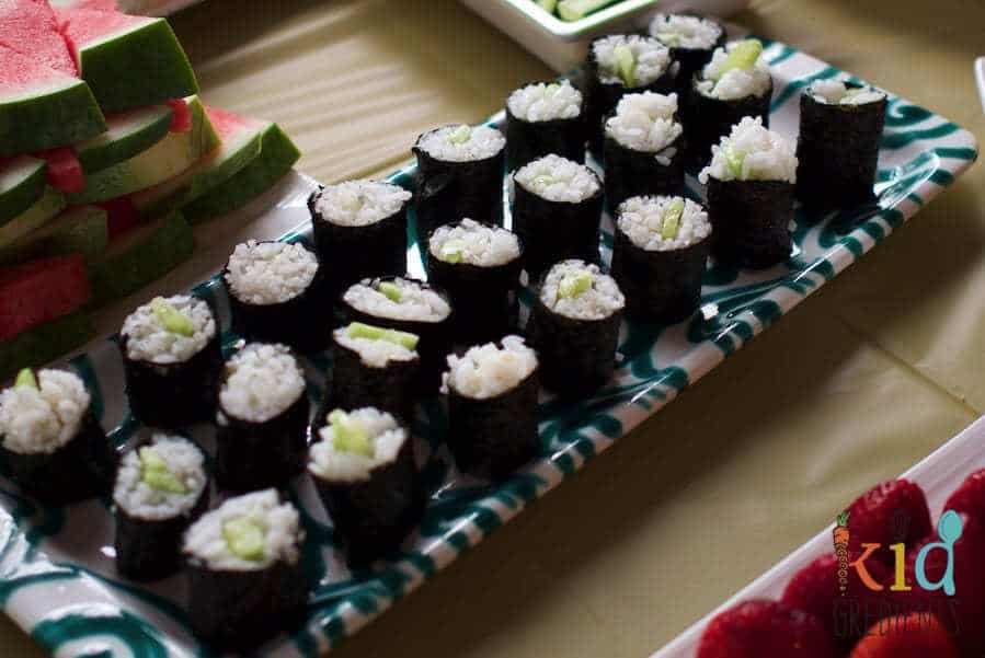 sushi party platter