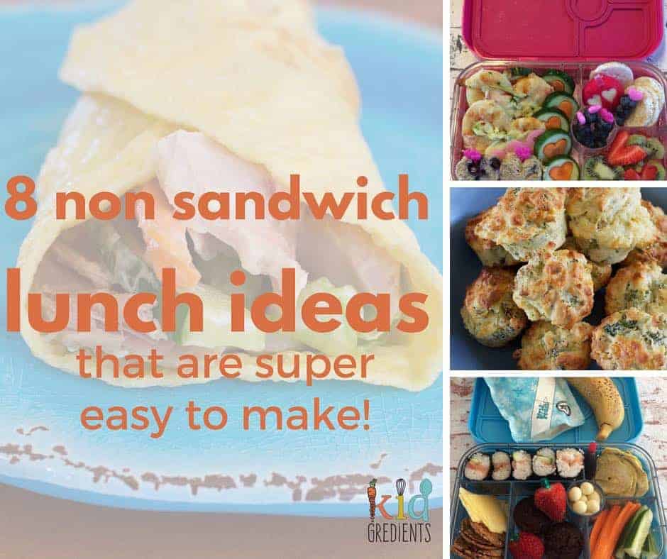 8 non sandwich lunch ideas