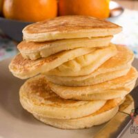 orange buttermil pikelets