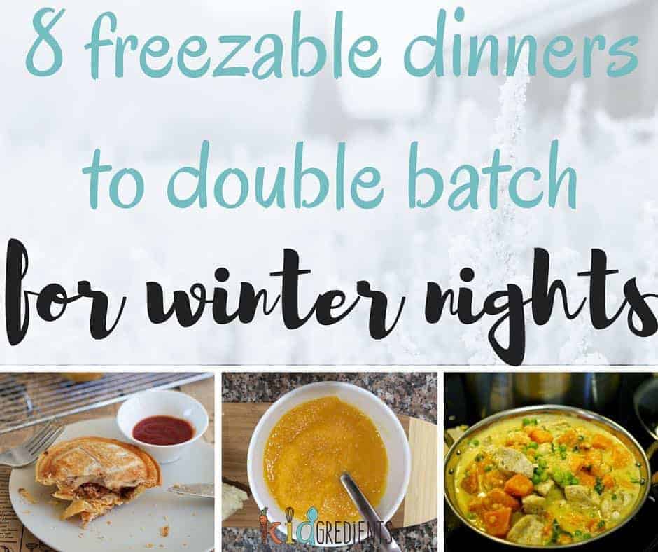 8 freezable dinners
