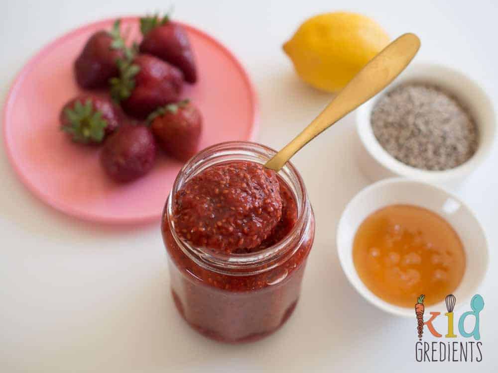 Easy strawberry chia jam thermocook and conventional methods