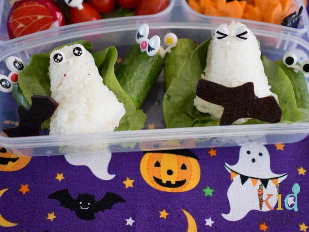 Spooky halloween bento lunch idea