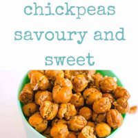 The perfect nut replacer in the lunchbox! Choose to make sweet or savoury roasted chickpeas!