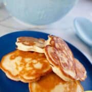 pineapple pikelets on a plate
