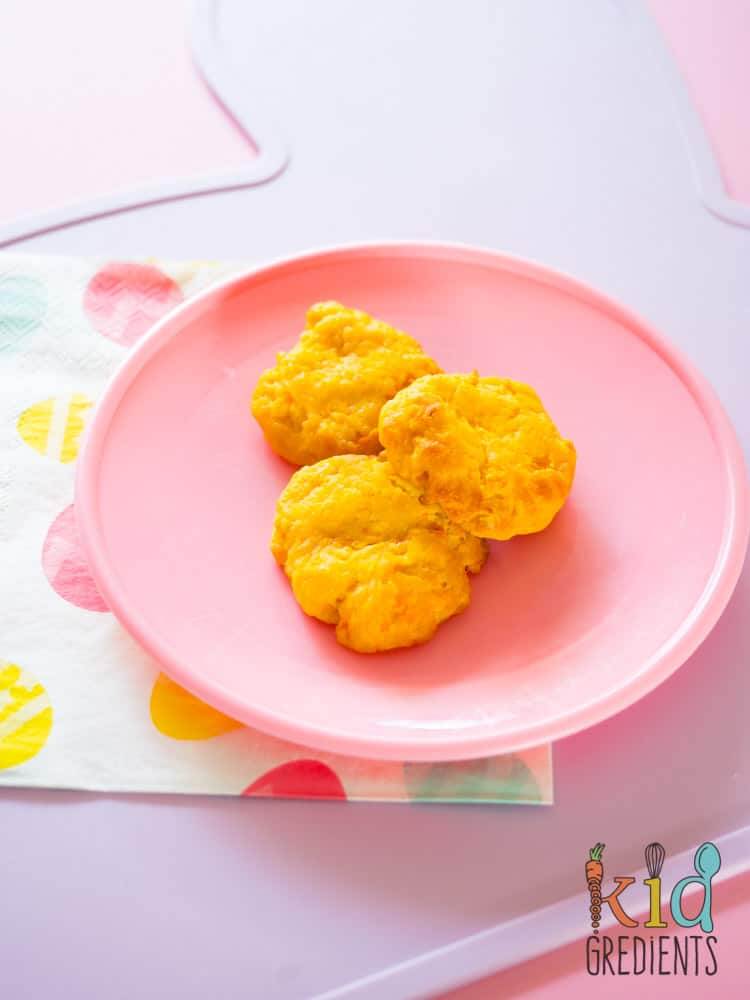 soft carrot cookies on a plate