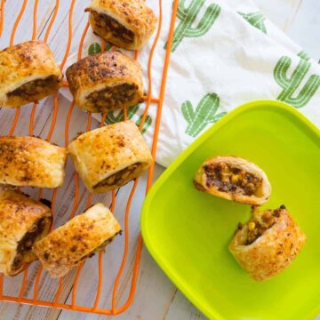 mexican beef sausage rolls