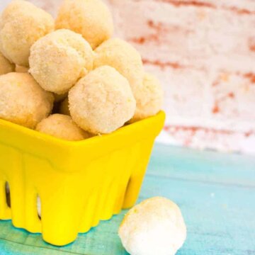 lemon coconut bliss balls