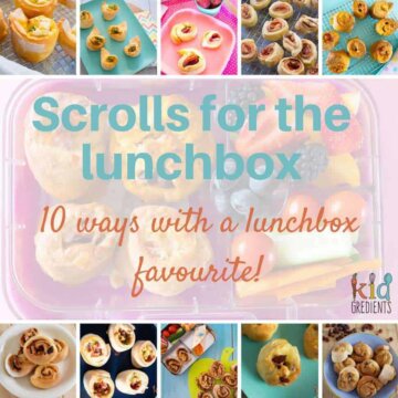 scrolls for the lunchbox, ten ways with a lunchbox favourite