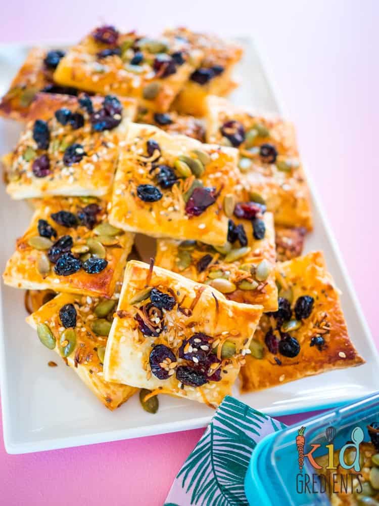 Nut free trail mix pastry snacks--2