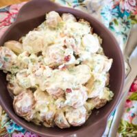 5 ingredient super simple potato salad