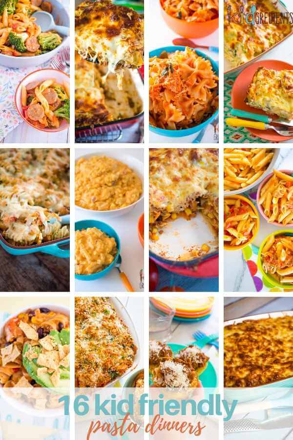 16 kid friendly pasta dinners the whole family will love - Kidgredients