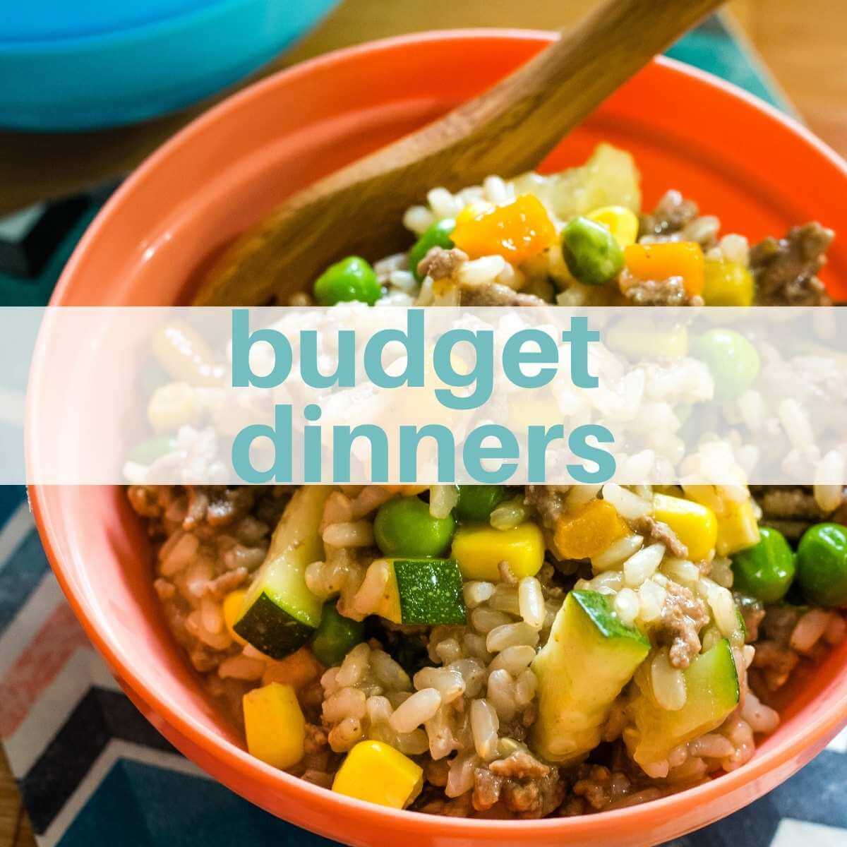 Budget friendly dinners