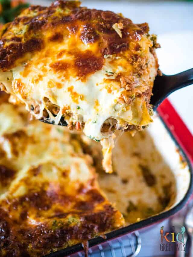 Beef, Spinach and Ricotta Lasagne - Kidgredients