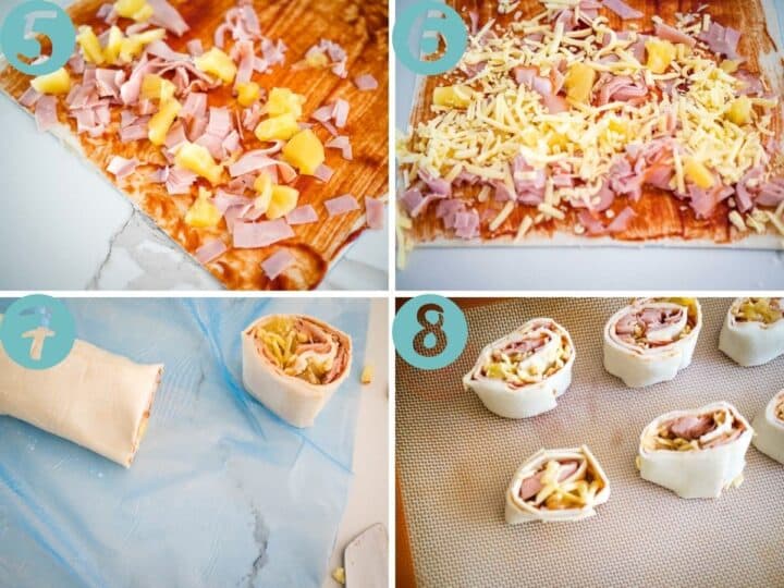 Hawaiian Pizza Scrolls - Kidgredients